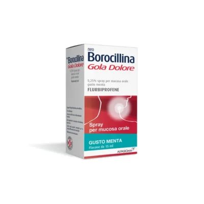 neoborocillina gola dolore spray menta