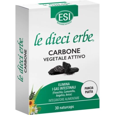 ESI Le Dieci Erbe Carbone Vegetale Attivo - 30 naturcaps