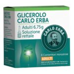 Glicerolo Carlo Erba Adulti 6,75g Soluzione Rettale - 6 contenitori monodose 1+1 omaggio