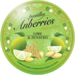 Pastilles Anberries Gola e Voce Lime & Zenzero - 50g