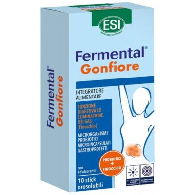 ESI Fermental Gonfiore Integratore - 10 stick orosolubili