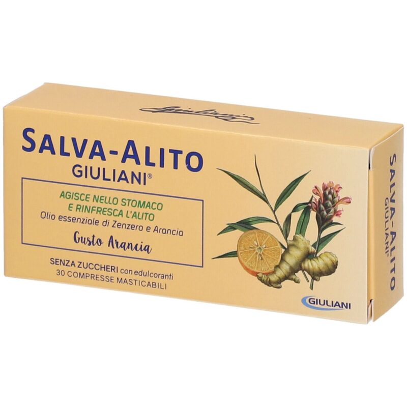 Salva-Alito Giuliani Gusto Arancia - 30 compresse masticabili