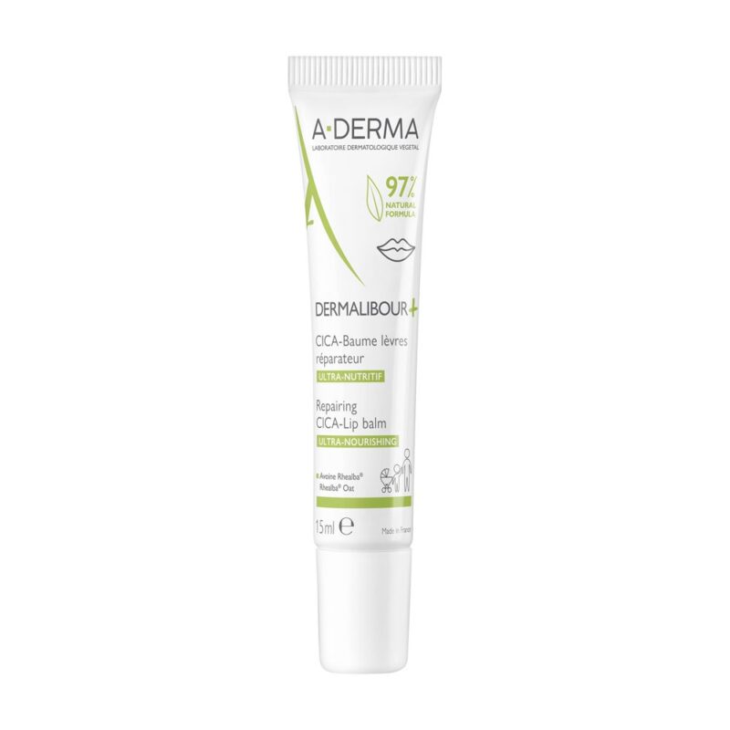 A-derma Dermalibour+ Cica-Balsamo Labbra Ristrutturante - 15ml