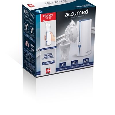 Accumed Aerosol a Pistone Portatile Handy NEB