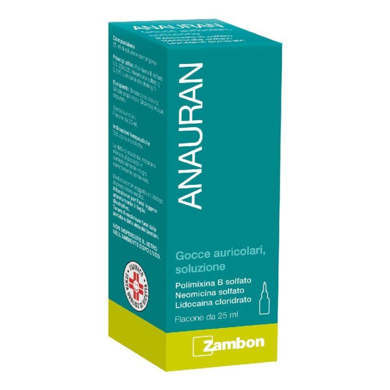 Anauran Gocce Auricolari Soluzione - 25ml
