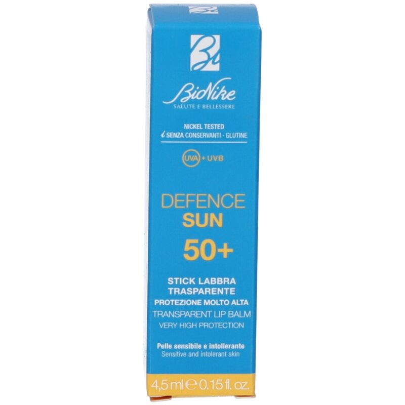 Bionike Defence Sun Stick Labbra Trasparente SPF50+ - 4,5ml