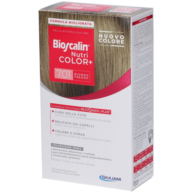 Bioscalin Nutri Color+ Tinta per Capelli - 7.01 Biondo Freddo