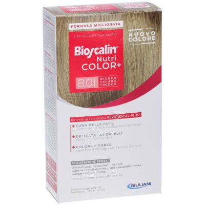 Bioscalin Nutri Color+ Tinta per Capelli - 8.01 Biondo Chiaro Freddo