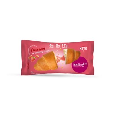 Feeling Ok Croissant Crema alla Fragola +Protein - 65g