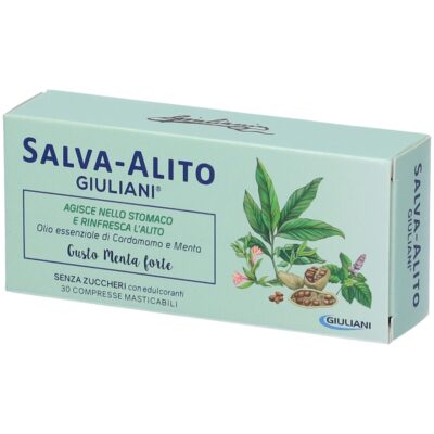 Giuliani Salva-Alito Gusto Menta Forte - 30 compresse masticabili