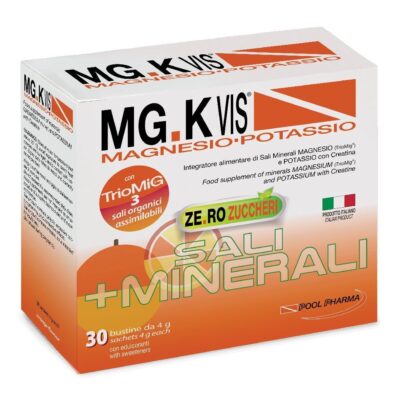 MG.K Vis Magnesio Potassio Zero Zuccheri - 30 bustine da 4g