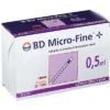 Bd Siringhe Insulina Micro Fine 0,5ml 0,30mm (30G) x 8mm - 30 pezzi