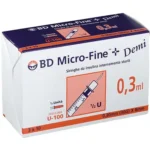 Bd Siringhe Insulina Micro Fine Demi 0,3ml 0,30mm (30G) x 8mm - 30 Pezzi