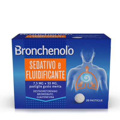 Bronchenolo Sedativo e Fluidificante - 20 pastiglie