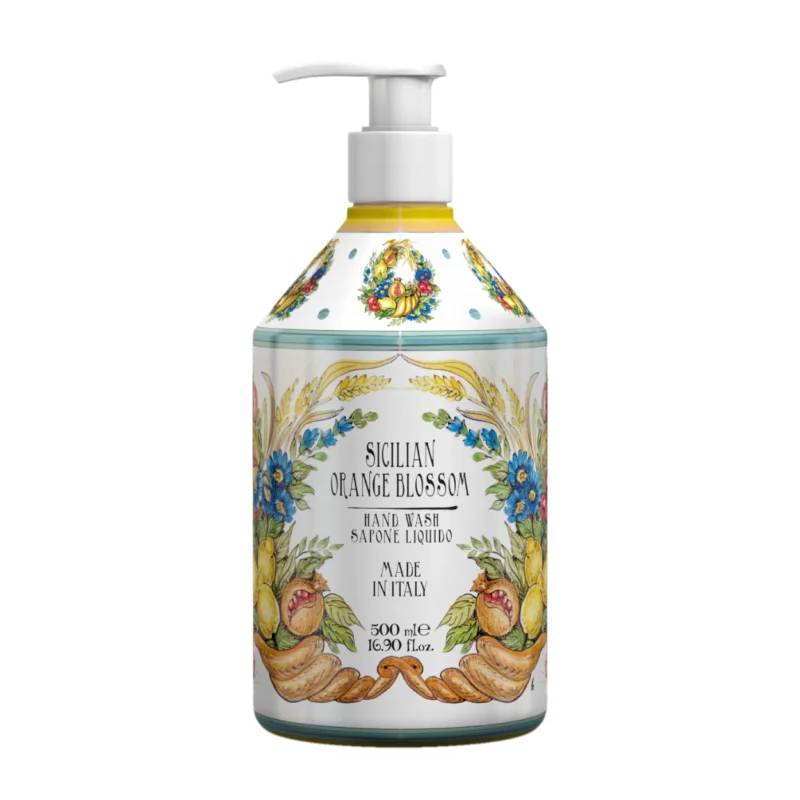 Le Maioliche Sapone Liquido Mani Fiori d'arancio di Sicilia - 500ml