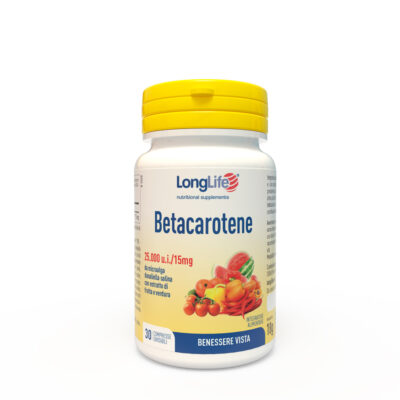 LongLife Betacarotene 25.000 u.i. - 30 compresse