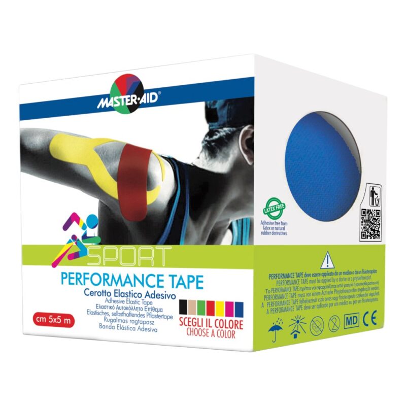 Master-Aid Performance Tape blu 5cm x 5m