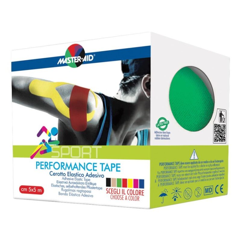 Master-Aid Performance Tape verde 5cm x 5m