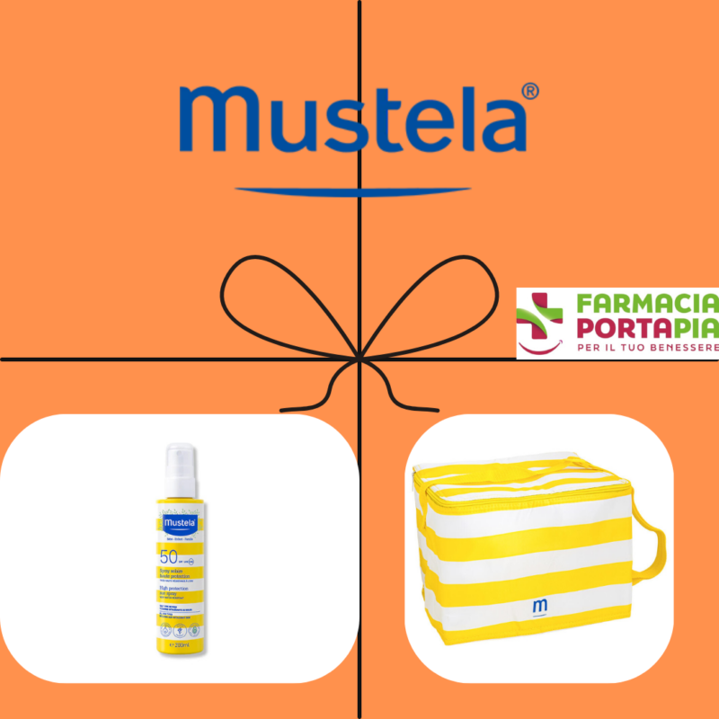 Mustela spray solare SPF50+ + borsa frigo cofanetto
