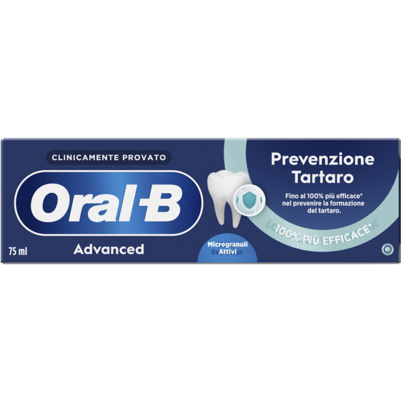 Oral-B Advanced prevenzione tartaro dentifricio - 75ml