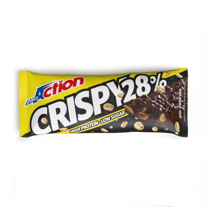 ProAction Crispy Bar arachidi salate - 1 barretta da 40g