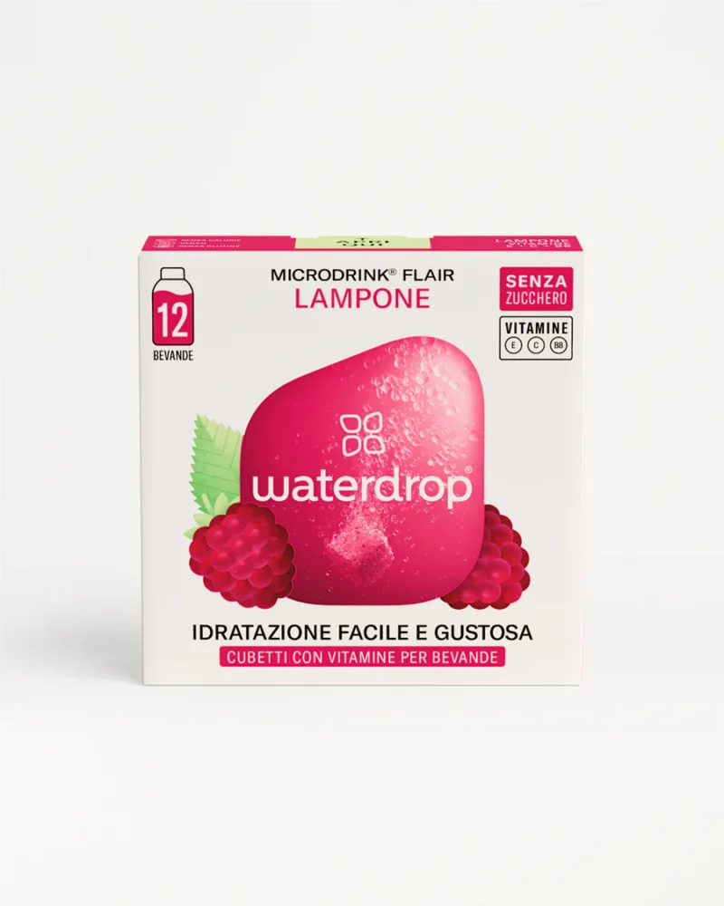 Waterdrop microdrink flair lampone - 12 cubetti