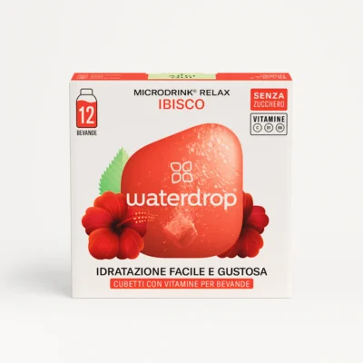 Waterdrop microdrink relax ibisco - 12 cubetti