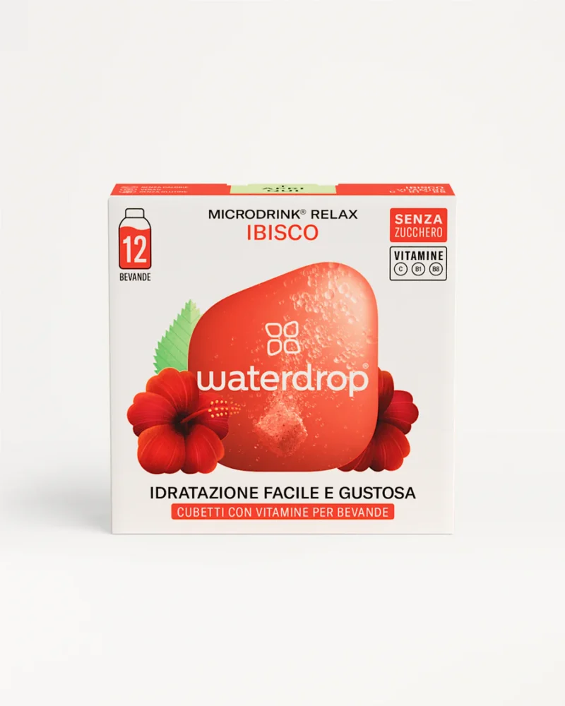 Waterdrop microdrink relax ibisco - 12 cubetti