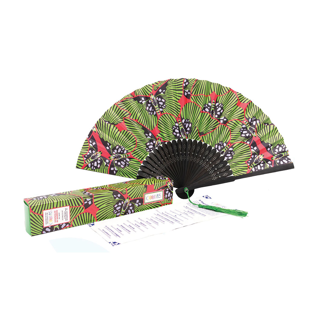 Colors ventaglio air butterflies green