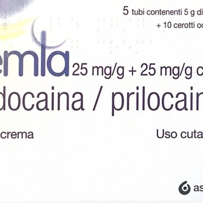 Emla crema (5 tubi 2,5+2,5%+10 cer)