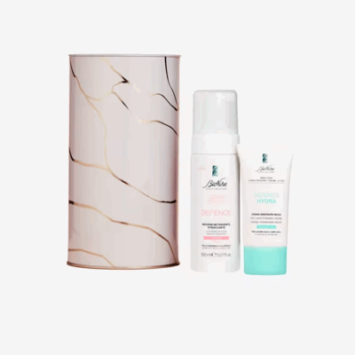 Bionike Cofanetto Beauty Essentials Crema Idratante 50 ml + Mousse Detergente 150ml