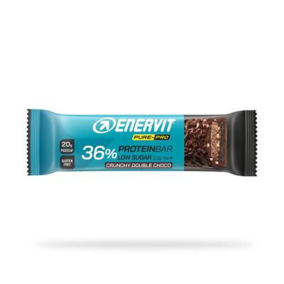 Enervit Pure-Pro 36% crunchy double choco - 1 barretta da 55g