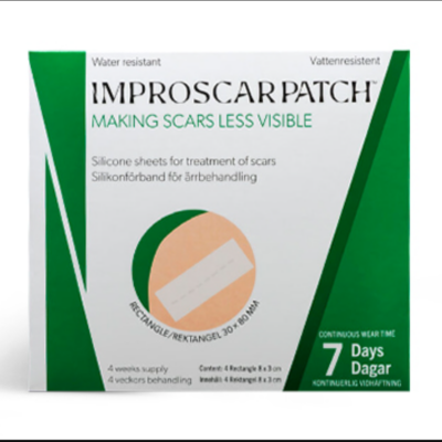 Improscar Patch – Cerotti in Silicone per il Trattamento delle Cicatrici (Confezione da 4)