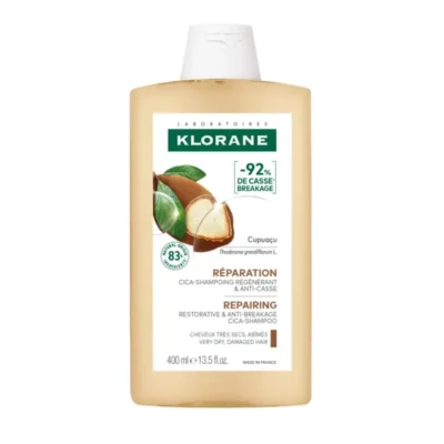 Klorane Cica-Shampoo Ristrutturante e Anti-Rottura con Cupuacu - 400ml