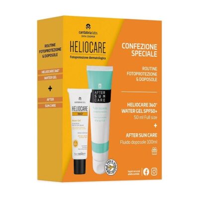 Heliocare 360° Water Gel SPF50+ + After Sun Care cofanetto
