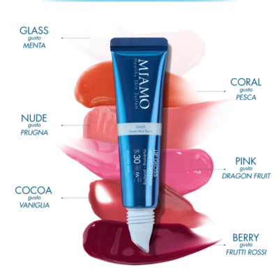 Miamo lip gloss colori