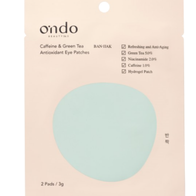 ONDO BEAUTY 36.5 - 2 Pieces - Caffeine & Green Tea Antioxidant Eye Patches