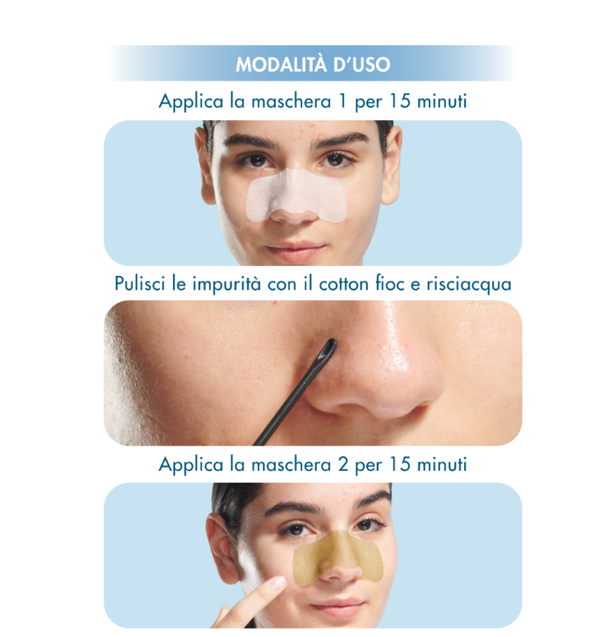 Miamo Blackhead Clear Duo Nose Mask - immagine 2